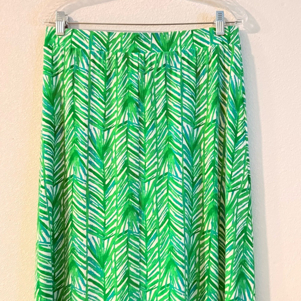 Lilly Pulitzer Ruari Skirt Green Costa Verde size L - Picture 9 of 12